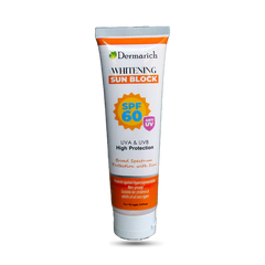 Dermarich SPF-60 Whitening Sun Block 100ml Dermarich