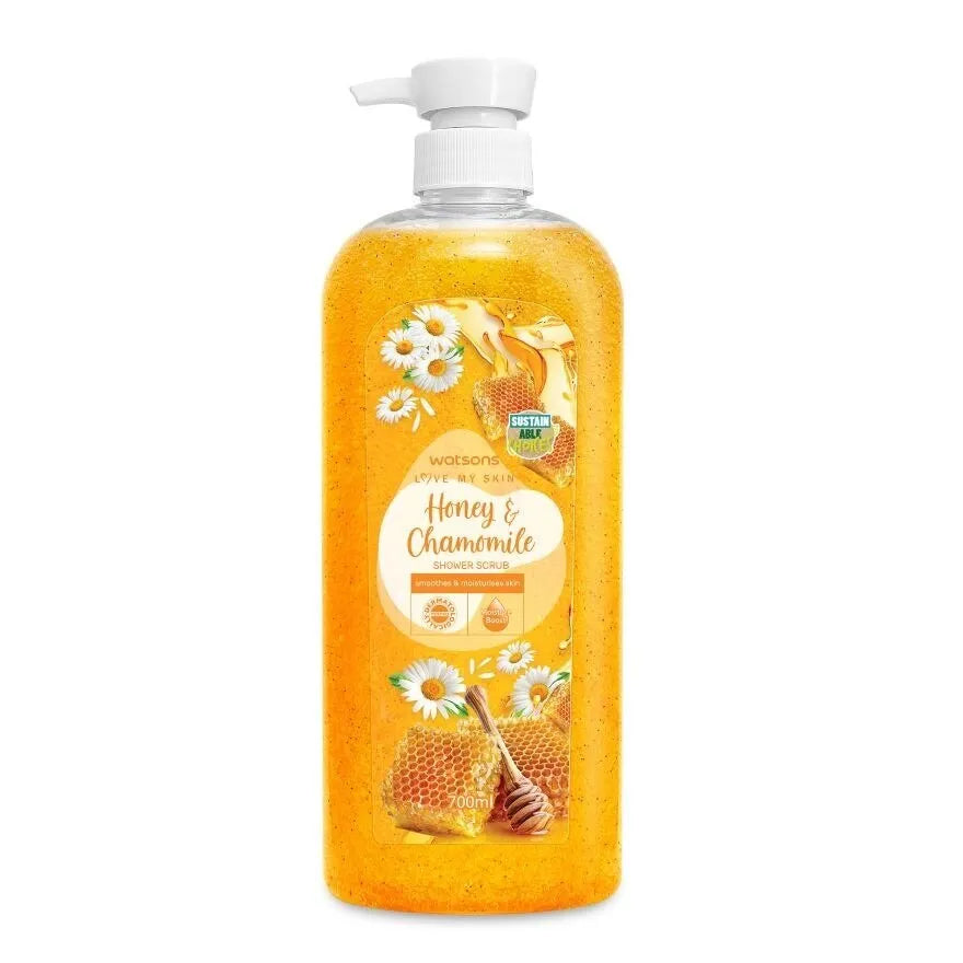 Watsons Shower Scrub Honey & Chamomile 700ml Watsons