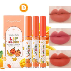 Dragon Ranee Waterproof Long Lasting Lip Gloss Set - 3 Pcs Dragon Ranee
