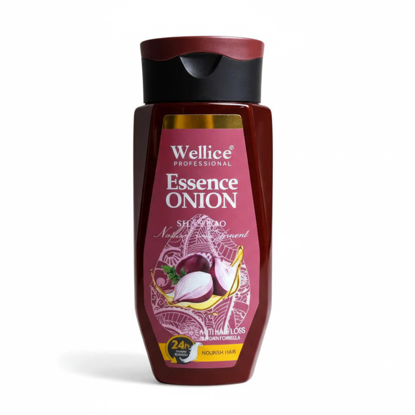 Wellice Onion Essence Shampoo Anti Hair Loss Formula - 400ml Wellice