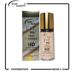 True Match HD Waterproof Foundation True match