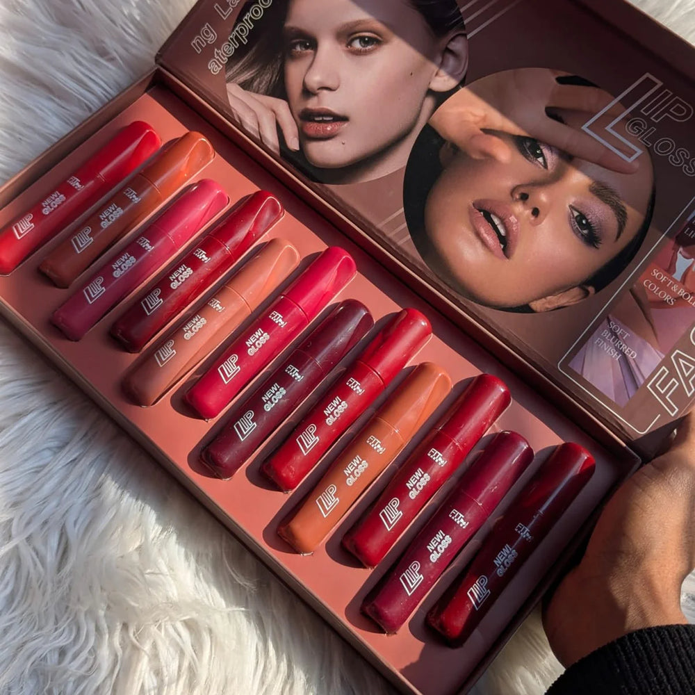 Fitme Makeup Lip Gloss - 12Pcs Pack FITME