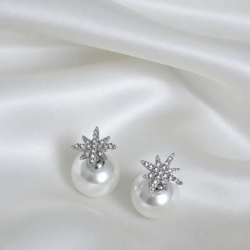 Korean Style Front & Back Earrings Cosmia