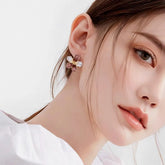 Flower Korea Stud Earrings Cosmia