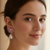 Beautiful Flower Earings Cosmia
