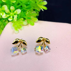 Crystal Stone Design Earrings Cosmia