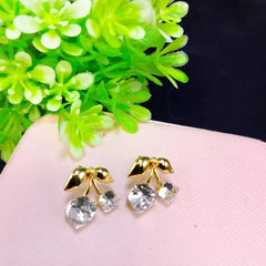 Crystal Stone Design Earrings Cosmia