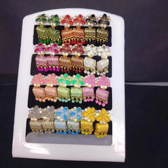 Elegant Traditional Jhumka Earrings Set Cosmia.pk