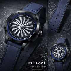 HERYI Spinner Model Watch with Date – Waterproof Masterlock Cosmia