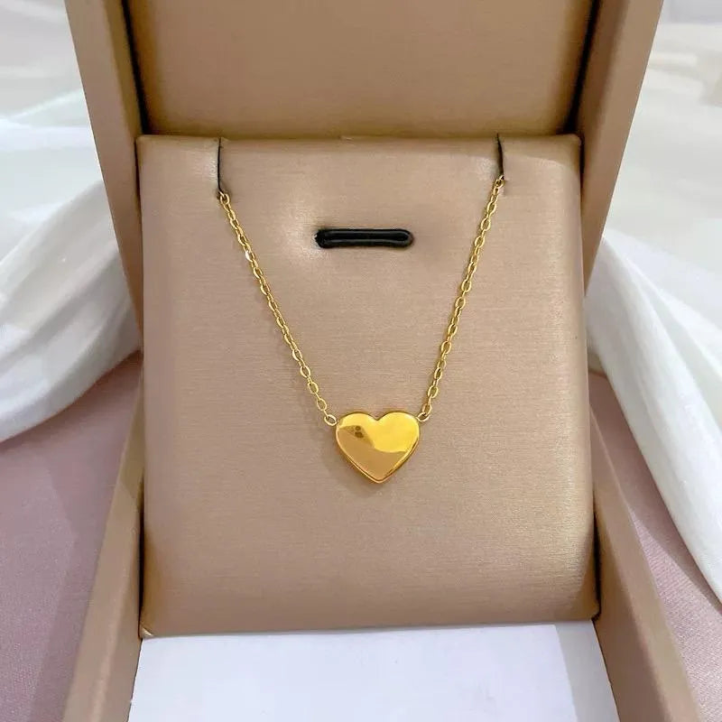 Stainless Steel Heart Chain Cosmia