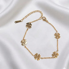 Stainless Steel Flower Bracelet Cosmia