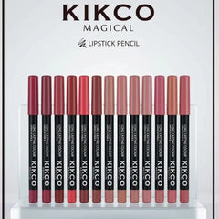 KIKCO Jumbo Pencil with Lipstick Color – 12 Different Colors Pack KIKCO