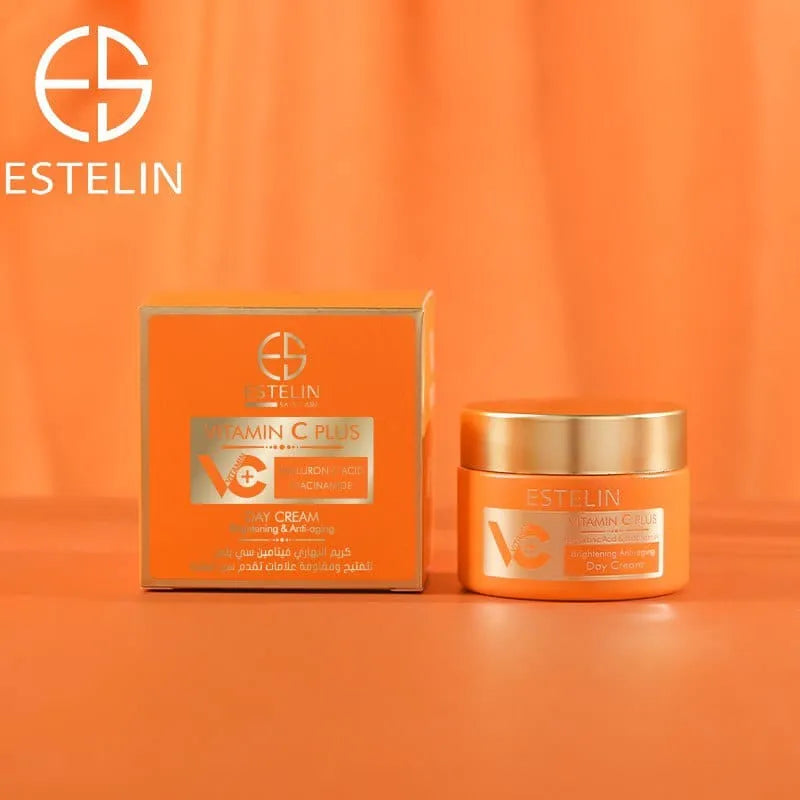 ESTELIN Vitamin C Plus Hyaluronic Acid Niacinamide Day Cream - 50g Estelin