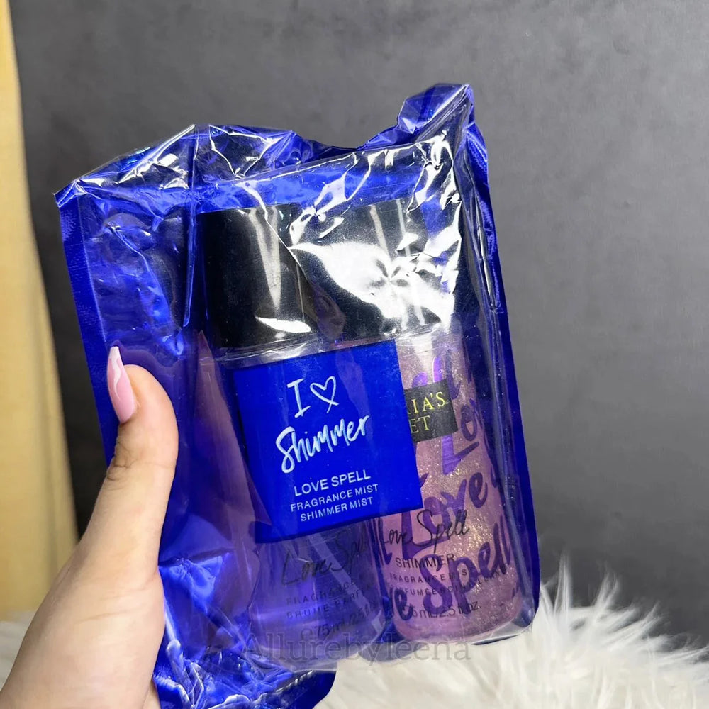 Victoria's Secret Love Spell 2in1 Body Mist & Shimmer Mist (75ml Each) Victoria's Secret