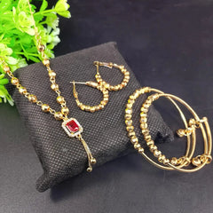 Gold-plated combo set Cosmia