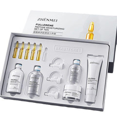 ZHENMEI FULLERENE Peptide Mosturizing Skin Care Set Ten piece ZHENMEI