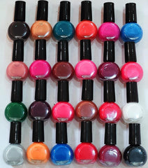 New 24 Pcs Nail Polish Peel Off Cosmia.pk