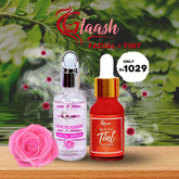 Glaash Pack of 02 Facial Tint Niacinamide Facial Serum + Peach Punch Tint Glaash
