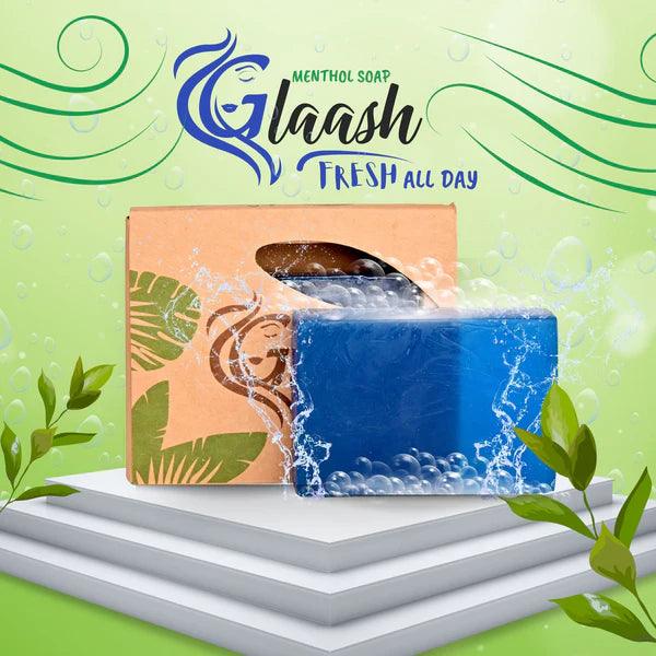 Glaash Menthol Organic Soap Bar - 100gm Glaash