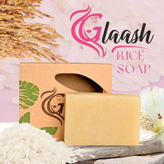 Glaash Rice Organic Soap Bar - 100gm Glaash
