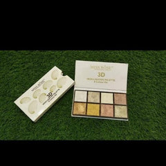 Miss Rose Highlighter 3D - 8 Colour Kit Miss Rose