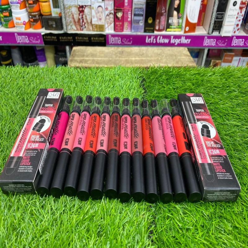 Mn Lip Gloss with Blending Puff Pack of 12 Cosmia.pk