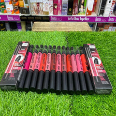Mn Lip Gloss with Blending Puff Pack of 12 Cosmia.pk