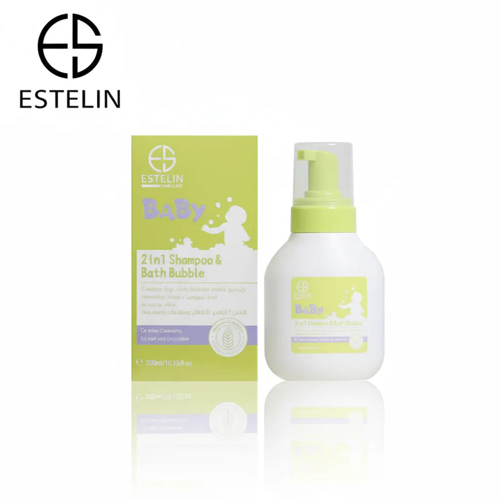 Estelin Baby 2 in 1 Shampoo And Bath Bubble For Gentle Cleaning Estelin