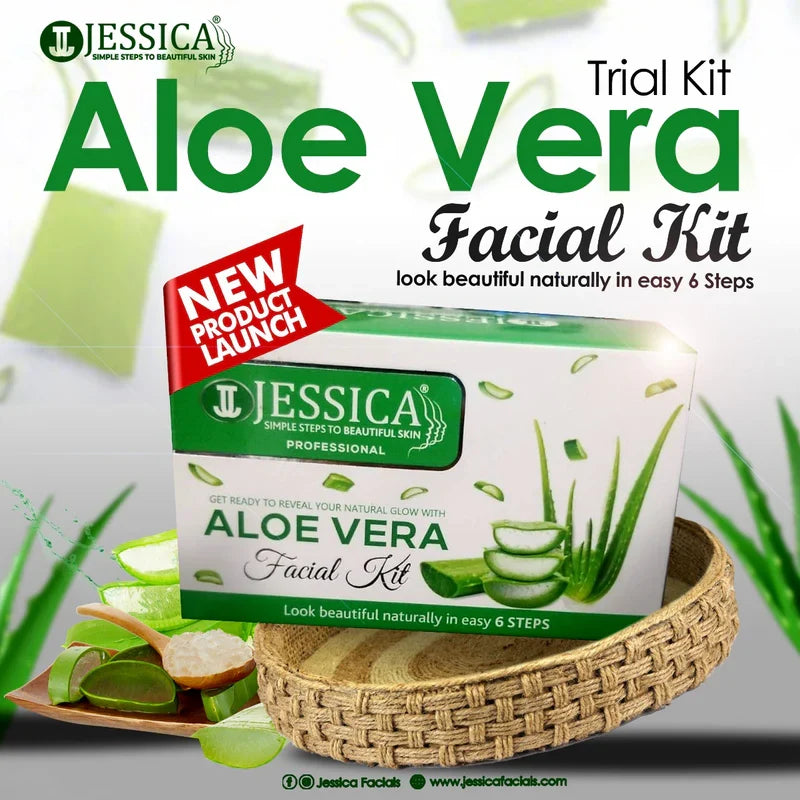Jessica Aloe Vera Facial Trial Pack - 6 Steps Jessica