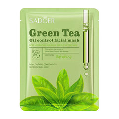 SADOER - Green Tea Oil Control Facial Mask - 25g Sadoer