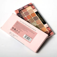 Miss Rose Dual Fantasy Eyeshadow Palette - 24-Colors Miss Rose