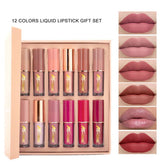 KS-ONE 12 Colors Matte Liquid Lipstick & Lip Gloss Set 2.5ml*12pcs KS-ONE