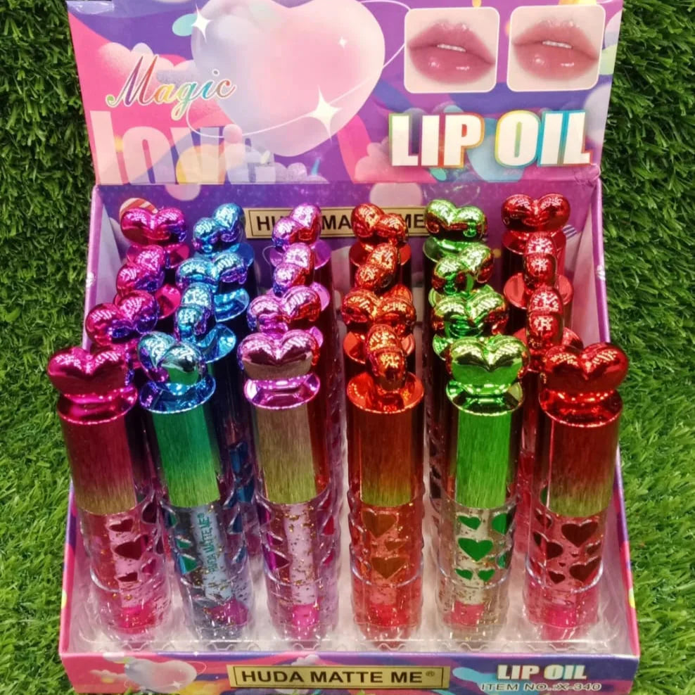 Huda Matte Me Heart Shape Lip Oil Each Huda Matte Me
