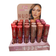Warda Beauty Nude Matte Lip Gloss Warda Beauty