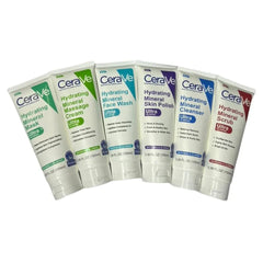 Cerave Hydrating Mineral Facial Kit 6 in 1 Complete Skincare Set - 100ml Each CeraVe