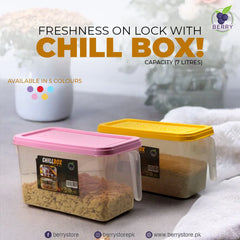 Fridge Storage Chill Box With lid And Handle Chill Box