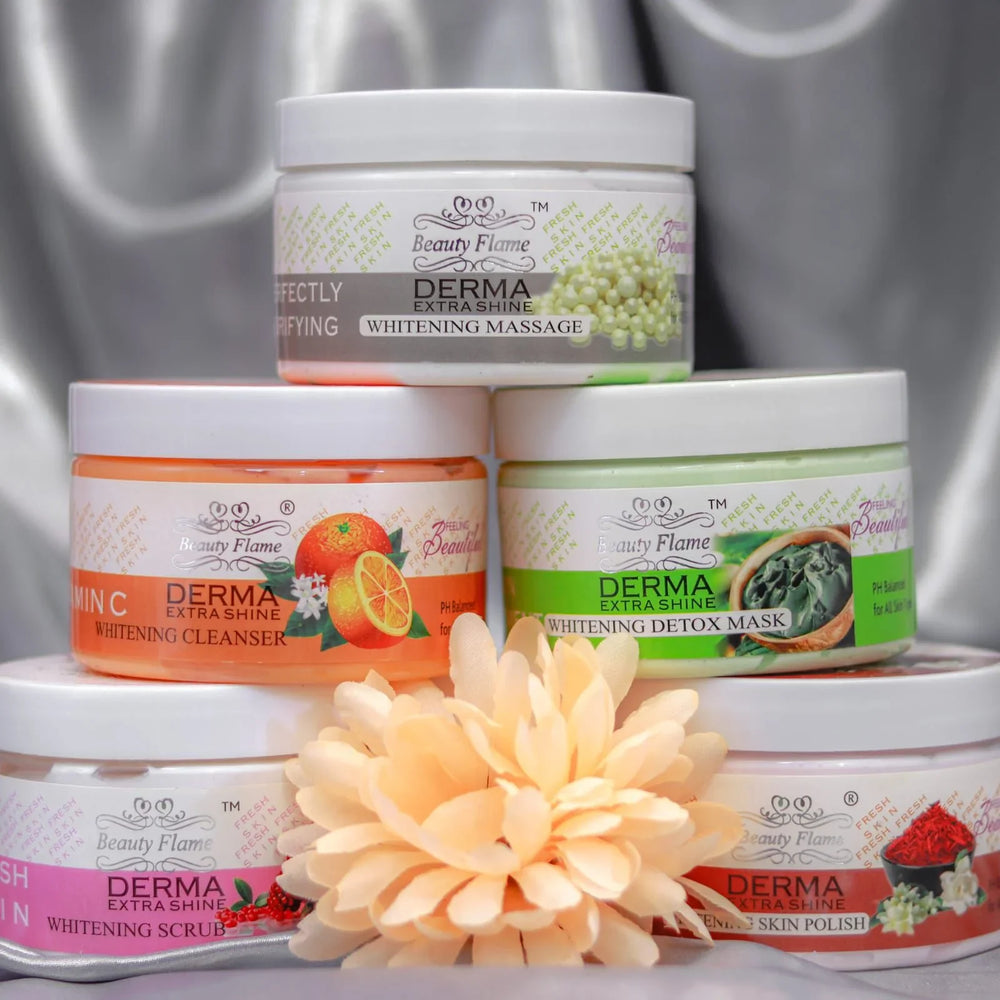 Derma Extra Shine New Brightening Facial Kit - 250g Each Derma Shine