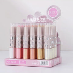 Miss Rose 2 in 1 Highlighter Set Miss Rose
