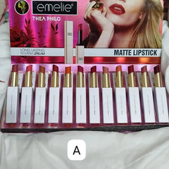Emellie Matt lipstick 12 pcs Emelie