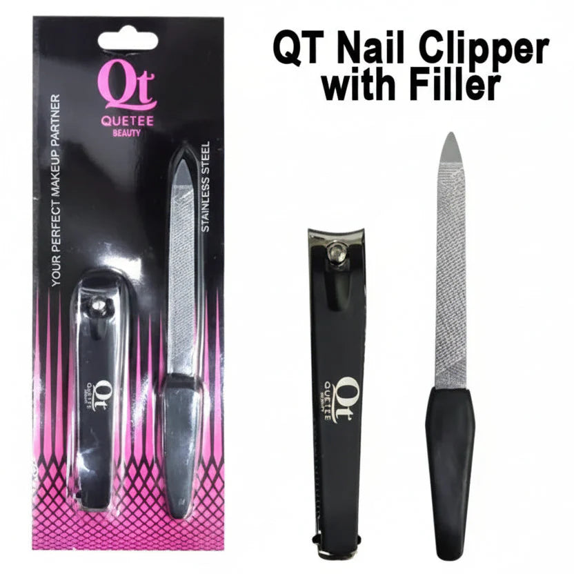 Qt Nail Clipper With Filler 2in1 Set Cosmia.pk
