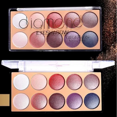 Gege Moon 10 Colors Diamond Eyeshadow Palette Gege Moon