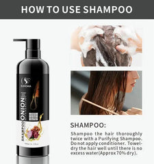 Eunomia Onion Sulfate Free Shampoo with Keratin Hair Treatment - 900ml Eunomia