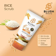 Blush Beauty Rice Scrub – 120ml blush beauty