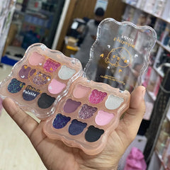 MSYAHO Cute Bear 9-Color Eyeshadow Palette MSYAHO