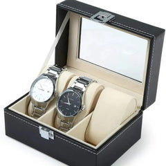 3-Slot Leather Case – Compact & Elegant Storage Cosmia.pk