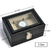 3-Slot Leather Case – Compact & Elegant Storage Cosmia.pk