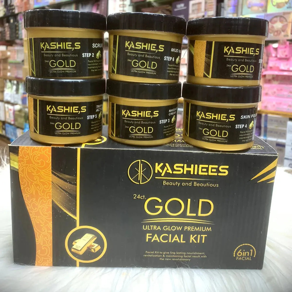 Kashee's 24K Gold Facial Kit – Luxury Skin Care Treatment Kashee's