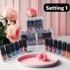 Miss Rose Nail Polish Peel Off – 12 Pcs Set Miss Rose