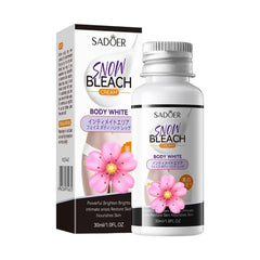 Sadoer Snow Bleach Body White Cream for Sensitive Areas – 30 ml Sadoer