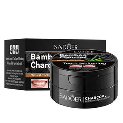 Sadoer Bamboo Charcoal Teeth Whitening Powder – 60 g Sadoer